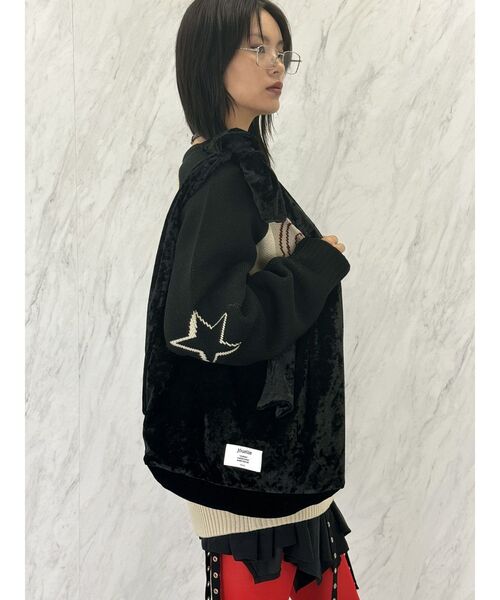 jouetie(ジュエティ)の「ベロアリボントートBag(トートバッグ・レディース・アイボリー/ブラック/パープル/ピンク・FREE)」の11枚目の写真