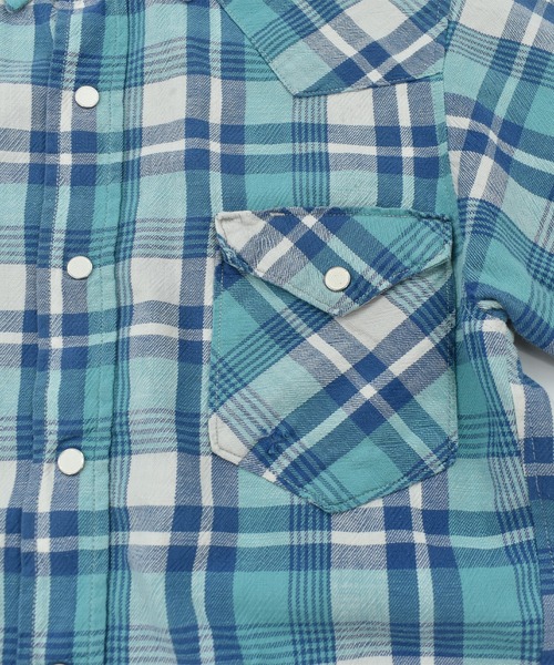 Wrangler（ラングラー）の「【ヴィンテージ古着】60’s Wrangler ショートスリーブ ウェスタンシャツ（シャツ/ブラウス・メンズ・ブルー・SMALL）」の6枚目の写真