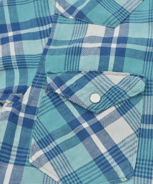 Wrangler（ラングラー）の「【ヴィンテージ古着】60’s Wrangler ショートスリーブ ウェスタンシャツ（シャツ/ブラウス・メンズ・ブルー・SMALL）」の7枚目の写真
