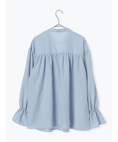 sm2rhythm（サマンサモスモスリズム）の「キャンディースリーブギャザーブラウス（シャツ/ブラウス・レディース・オフホワイト/サックスブルー/ブラック・F）」の19枚目の写真