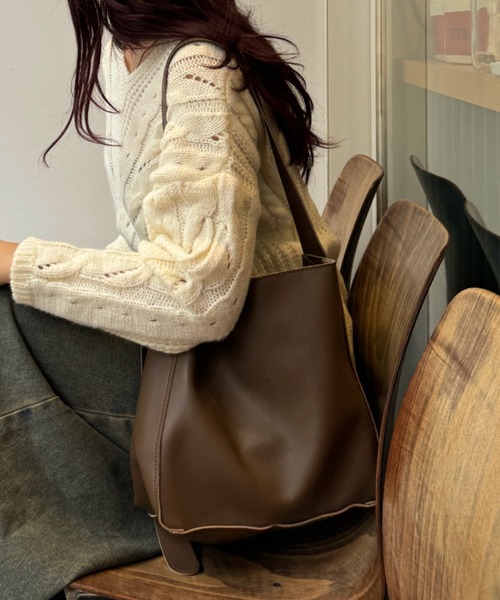 efill（エフィル）の「スクエア ショルダーバッグ（ショルダーバッグ・レディース・モカ・FREE）」の14枚目の写真