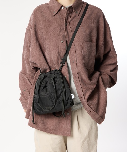 meltum(メルタム)の「QUILT SHOULDER POUCH(ショルダーバッグ・メンズ・ネイビー/ブラック/オリーブ・FREE)」の12枚目の写真