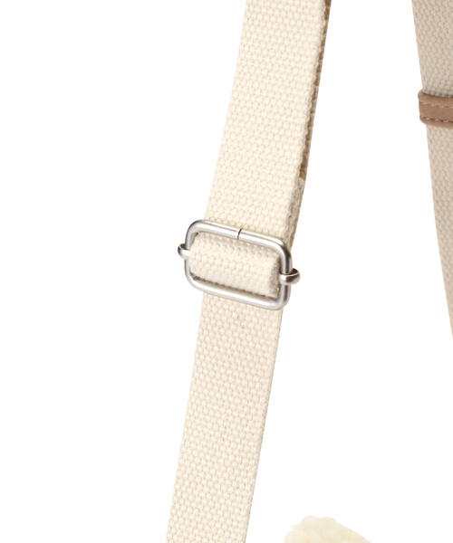 AVIREX（アヴィレックス）の「《直営店限定》BOA×FUR MINI TOTE BAG/ボア×ファー ミニトートバッグ（トートバッグ・レディース・オリーブ系1/アイボリー/ブラック・F）」の11枚目の写真