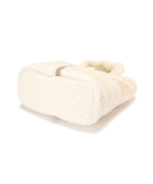 AVIREX（アヴィレックス）の「《直営店限定》BOA×FUR MINI TOTE BAG/ボア×ファー ミニトートバッグ（トートバッグ・レディース・オリーブ系1/アイボリー/ブラック・F）」の16枚目の写真