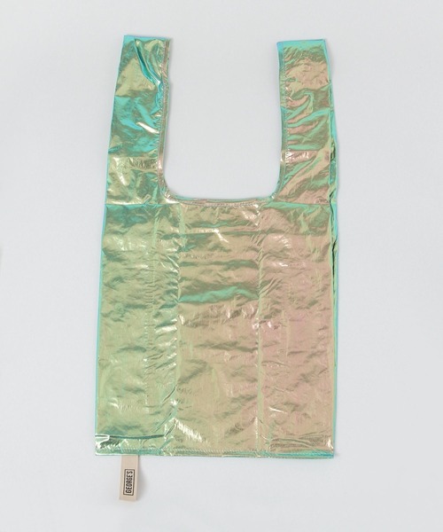 GEORGE'S（ジョージズ）の「ロール エコバック メタリック（エコバッグ/サブバッグ・レディース・ホワイト/ピンク/シルバー/ゴールド/グリーン系その他/コーラル・FREE）」の2枚目の写真