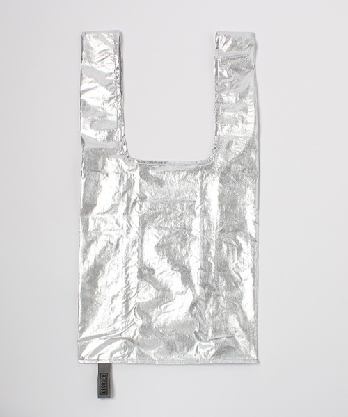 GEORGE'S（ジョージズ）の「ロール エコバック メタリック（エコバッグ/サブバッグ・レディース・ホワイト/ピンク/シルバー/ゴールド/グリーン系その他/コーラル・FREE）」の5枚目の写真