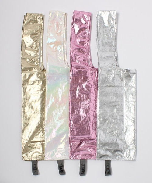 GEORGE'S（ジョージズ）の「ロール エコバック メタリック（エコバッグ/サブバッグ・レディース・ホワイト/ピンク/シルバー/ゴールド/グリーン系その他/コーラル・FREE）」の7枚目の写真