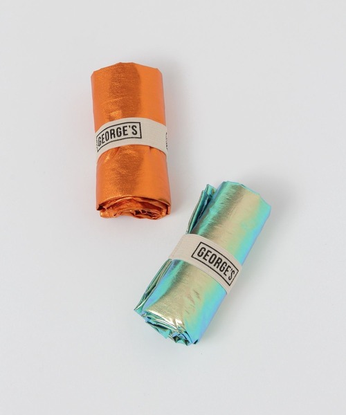 GEORGE'S（ジョージズ）の「ロール エコバック メタリック（エコバッグ/サブバッグ・レディース・ホワイト/ピンク/シルバー/ゴールド/グリーン系その他/コーラル・FREE）」の10枚目の写真