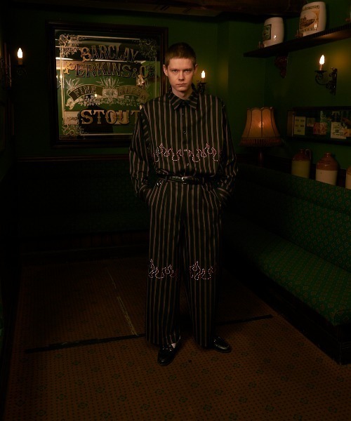 パンツ TENDER PERSON FLAME STUDS STRIPE PANT TENDER PERSON（テンダーパーソン）の「TENDER PERSON/テンダー
