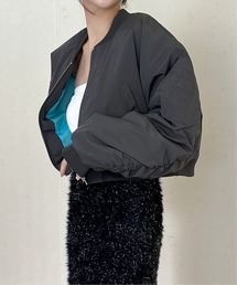 クロップド丈MA-1