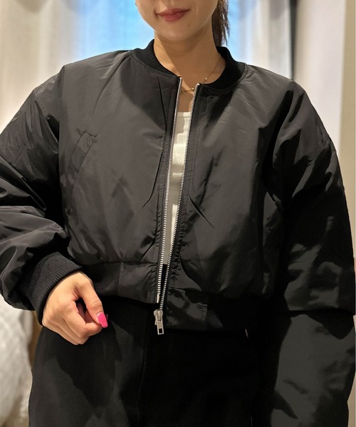 【セール】クロップド丈MA-1（MA-1）｜Per sist ence（パーシエンス）