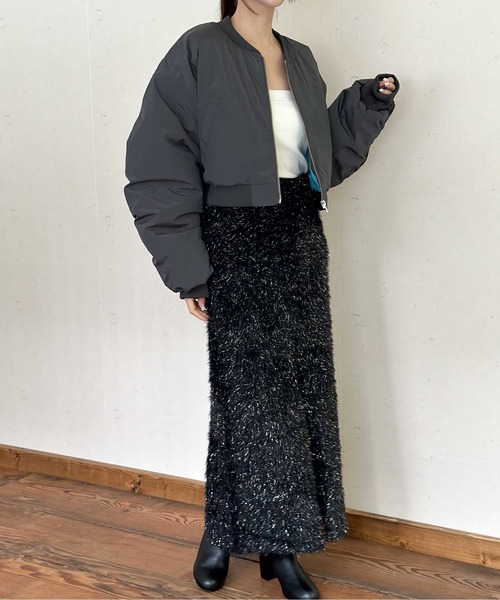 【セール】クロップド丈MA-1（MA-1）｜Per sist ence（パーシエンス）