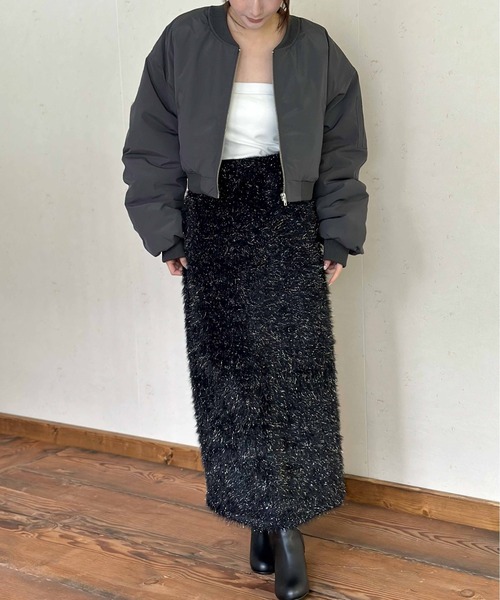 【セール】クロップド丈MA-1（MA-1）｜Per sist ence（パーシエンス）