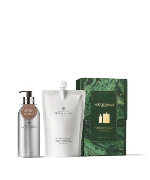 ブラックペッパー ボディケア レフィル コレクション 400ml×2（石鹸/ボディソープ）｜MOLTON BROWN（モルトンブラウン）