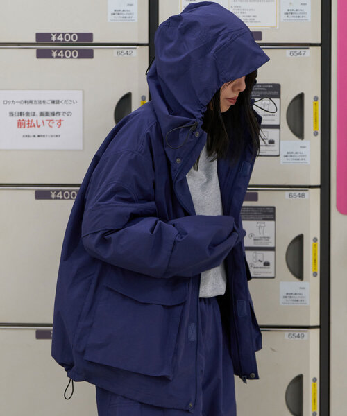 CIAOPANIC(チャオパニック)の「【shoxtaxx企画】【SOURCE POD】Nairon shell jacket(ブルゾン・レディース・グリーン/ブラック/ネイビー・MEDIUM/LARGE)」の10枚目の写真
