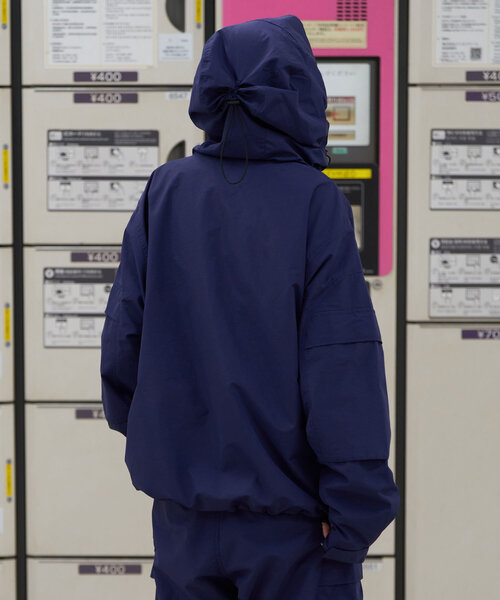 CIAOPANIC(チャオパニック)の「【shoxtaxx企画】【SOURCE POD】Nairon shell jacket(ブルゾン・レディース・グリーン/ブラック/ネイビー・MEDIUM/LARGE)」の9枚目の写真