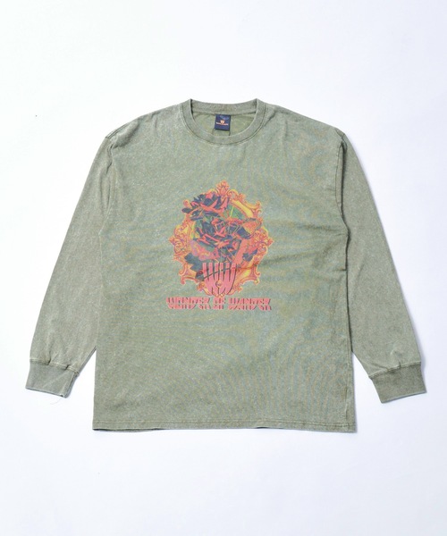 WONDER OF WANDER（ワンダーオブワンダー）の「Graphic L/S TEE D（Tシャツ/カットソー・メンズ・グリーン/ブラック・XL/L/M）」の17枚目の写真