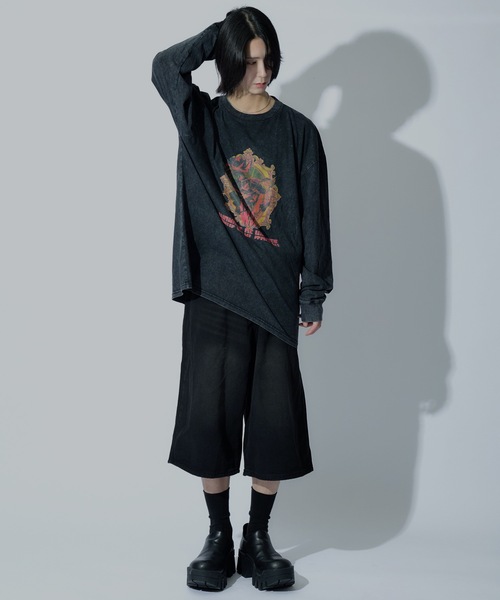 WONDER OF WANDER（ワンダーオブワンダー）の「Graphic L/S TEE D（Tシャツ/カットソー・メンズ・グリーン/ブラック・XL/L/M）」の10枚目の写真