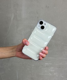 クリア ぷっくり / スマホカバー iPhoneケース ( 12 / 13 / 14 / 14pro / 15 / 15pro )