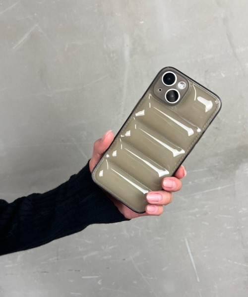 Loco Ocean（ロコオーシャン）の「クリア ぷっくり / スマホカバー iPhoneケース ( 12 / 13 / 14 / 14pro / 15 / 15pro )（スマホケース/カバー・レディース・ホワイト/ブラック・iPhone 12/iPhone 13/iPhone 14/iPhone 15/iPhone 14 Pro/iPhone 15 Pro）」の2枚目の写真