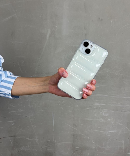 セール】クリア ぷっくり / スマホカバー iPhoneケース ( 12 / 13 / 14