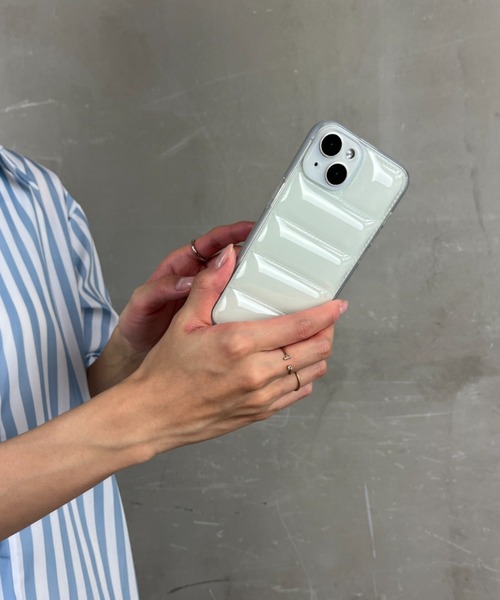 Loco Ocean（ロコオーシャン）の「クリア ぷっくり / スマホカバー iPhoneケース ( 12 / 13 / 14 / 14pro / 15 / 15pro )（スマホケース/カバー・レディース・ホワイト/ブラック・iPhone 12/iPhone 13/iPhone 14/iPhone 15/iPhone 14 Pro/iPhone 15 Pro）」の3枚目の写真