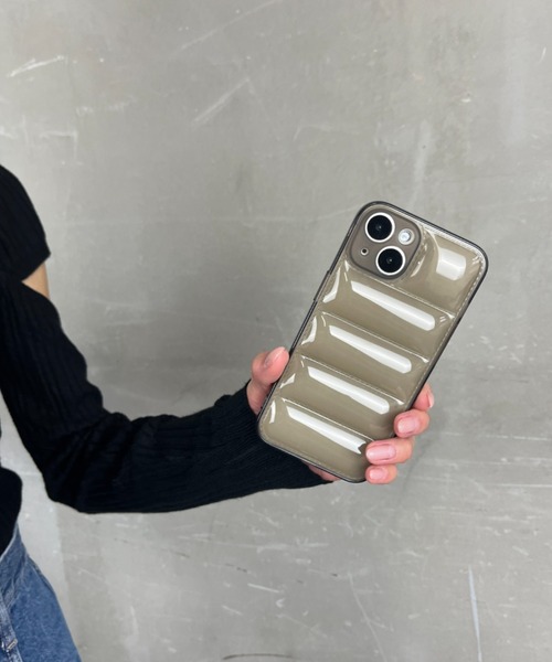 Loco Ocean（ロコオーシャン）の「クリア ぷっくり / スマホカバー iPhoneケース ( 12 / 13 / 14 / 14pro / 15 / 15pro )（スマホケース/カバー・レディース・ホワイト/ブラック・iPhone 12/iPhone 13/iPhone 14/iPhone 15/iPhone 14 Pro/iPhone 15 Pro）」の5枚目の写真