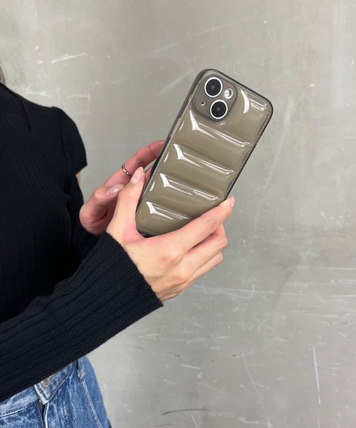 Loco Ocean（ロコオーシャン）の「クリア ぷっくり / スマホカバー iPhoneケース ( 12 / 13 / 14 / 14pro / 15 / 15pro )（スマホケース/カバー・レディース・ホワイト/ブラック・iPhone 12/iPhone 13/iPhone 14/iPhone 15/iPhone 14 Pro/iPhone 15 Pro）」の7枚目の写真