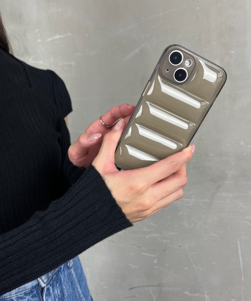 Loco Ocean（ロコオーシャン）の「クリア ぷっくり / スマホカバー iPhoneケース ( 12 / 13 / 14 / 14pro / 15 / 15pro )（スマホケース/カバー・レディース・ホワイト/ブラック・iPhone 12/iPhone 13/iPhone 14/iPhone 15/iPhone 14 Pro/iPhone 15 Pro）」の8枚目の写真