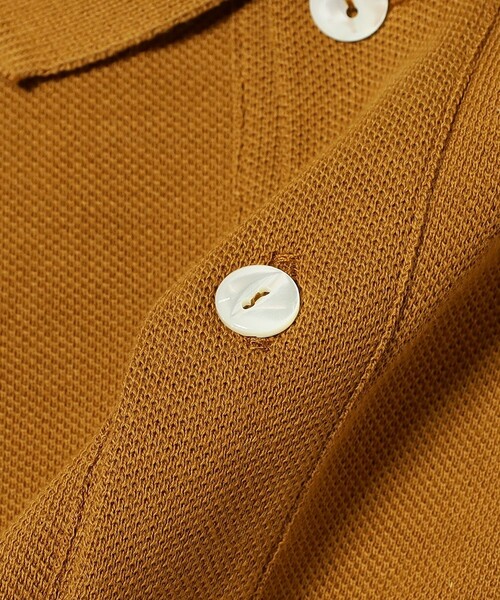 BEAMS F（ビームスエフ）の「ELACIO / カノコ ロングスリーブ ポロシャツ（ポロシャツ・メンズ・ブラウン系その他4/ホワイト系その他2/ブラック/パープル系その他5/ライトグレー・5/4/3）」の11枚目の写真