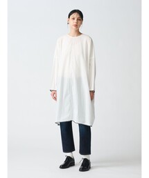 mizuiro ind ブランケットステッチワイドワンピース