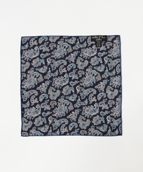 Holliday ＆ Brown / シルク 小紋柄 チーフ（ポケットチーフ
