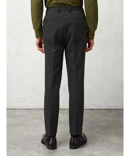 TRANS CONTINENTS（トランスコンチネンツ）の「TRANS CONTINENTS　キャリーマン　ジャージセットアップパンツ　グレー/ブラウン/カー（スラックス・メンズ・チャコールグレー/ブラウン/カーキ・S/M/L/LL）」の6枚目の写真