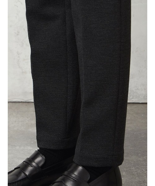 TRANS CONTINENTS（トランスコンチネンツ）の「TRANS CONTINENTS　キャリーマン　ジャージセットアップパンツ　グレー/ブラウン/カー（スラックス・メンズ・チャコールグレー/ブラウン/カーキ・S/M/L/LL）」の11枚目の写真