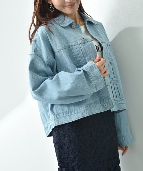 ワイドシルエットデニムジャケット