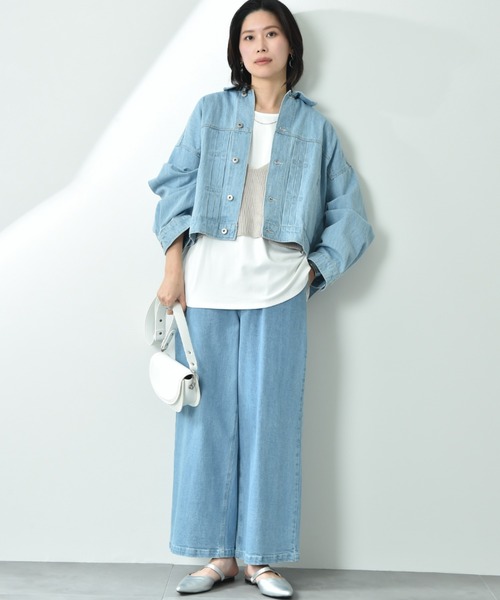 ワイドシルエットデニムジャケット