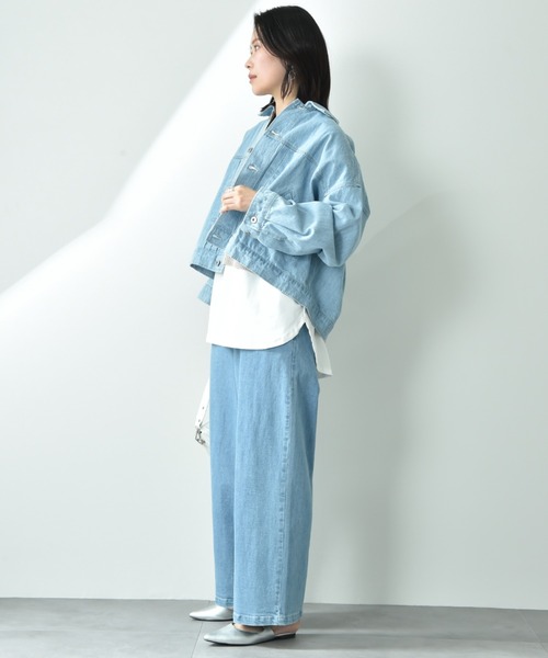 ワイドシルエットデニムジャケット