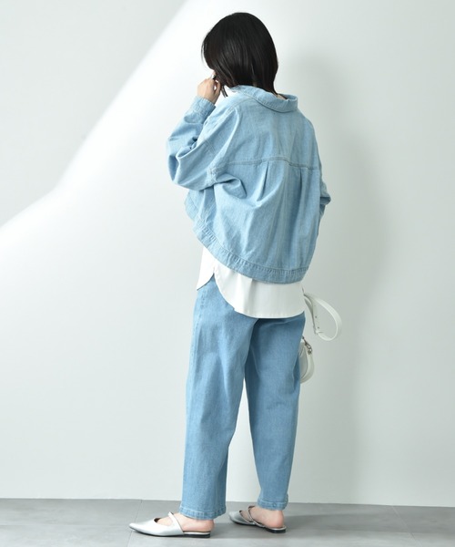 ワイドシルエットデニムジャケット