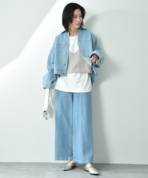 ワイドシルエットデニムジャケット