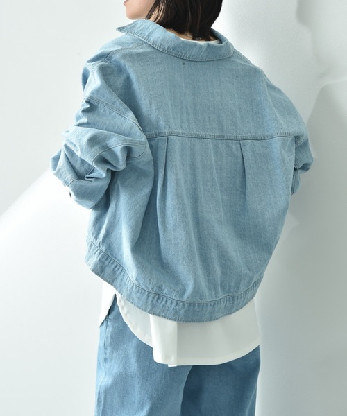 ワイドシルエットデニムジャケット