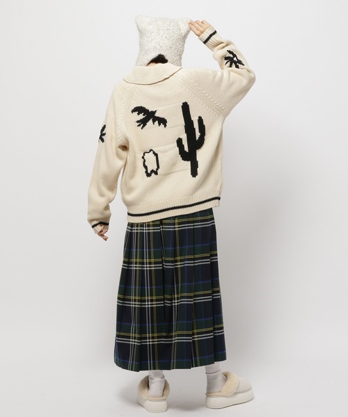 niko and...（ニコアンド）の「オリジナルポコポコ耳付きワッチ（ニットキャップ/ビーニー・レディース・ブラウン/アイボリー・FREE）」の13枚目の写真