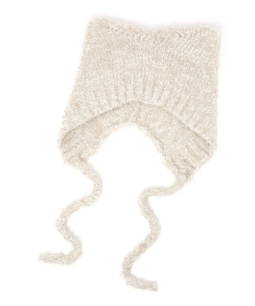 niko and...（ニコアンド）の「オリジナルポコポコ耳付きワッチ（ニットキャップ/ビーニー・レディース・ブラウン/アイボリー・FREE）」の15枚目の写真