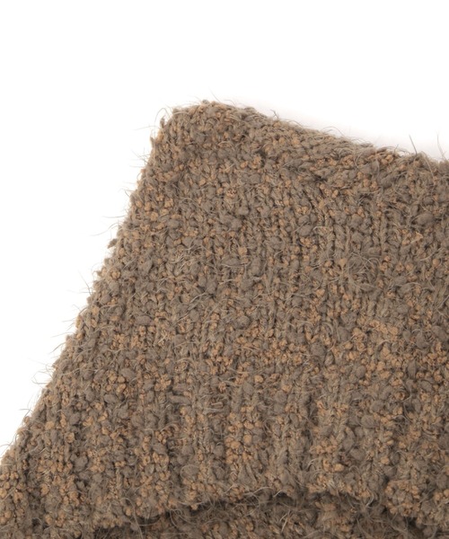 niko and...（ニコアンド）の「オリジナルポコポコ耳付きワッチ（ニットキャップ/ビーニー・レディース・ブラウン/アイボリー・FREE）」の5枚目の写真