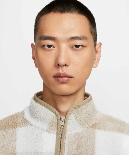 NIKE(ナイキ)の「ナイキ クラブ メンズ ウィンタライズド ハーフジップ / Nike Club Men's Winterized Half-Zip FZ0898-247 Khaki(その他トップス・メンズ・カーキ・S/M/L/2XL/XL)」の7枚目の写真