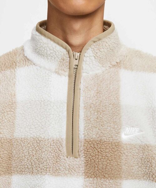 NIKE(ナイキ)の「ナイキ クラブ メンズ ウィンタライズド ハーフジップ / Nike Club Men's Winterized Half-Zip FZ0898-247 Khaki(その他トップス・メンズ・カーキ・S/M/L/2XL/XL)」の5枚目の写真