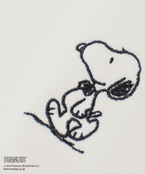 Honeys（ハニーズ）の「スヌーピー／トレーナー（スウェット・レディース・ピンク/アイボリー/ネイビー/スミクロ・S/M/LL/L）」の13枚目の写真