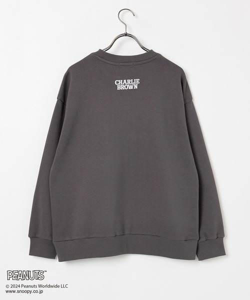 Honeys（ハニーズ）の「スヌーピー／トレーナー（スウェット・レディース・ピンク/アイボリー/ネイビー/スミクロ・S/M/LL/L）」の17枚目の写真