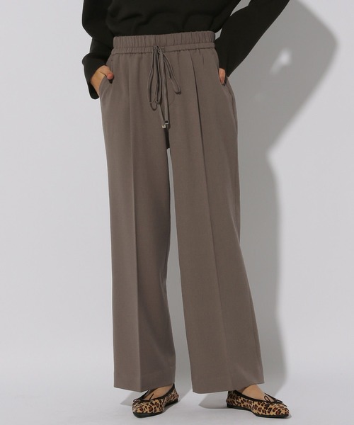 Elura(エルーラ)の「スリムウォームセミフレアパンツ/249467(その他パンツ・レディース・ブラック系その他/ブラウン系その他/ダークネイビー/ライトグレー・FREE(S)/LARGE/MEDIUM/X-LARGE)」の3枚目の写真