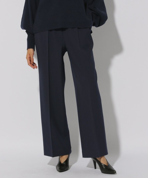 Elura(エルーラ)の「スリムウォームセミフレアパンツ/249467(その他パンツ・レディース・ブラック系その他/ブラウン系その他/ダークネイビー/ライトグレー・FREE(S)/LARGE/MEDIUM/X-LARGE)」の4枚目の写真