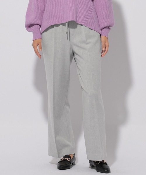 Elura(エルーラ)の「スリムウォームセミフレアパンツ/249467(その他パンツ・レディース・ブラック系その他/ブラウン系その他/ダークネイビー/ライトグレー・FREE(S)/LARGE/MEDIUM/X-LARGE)」の15枚目の写真